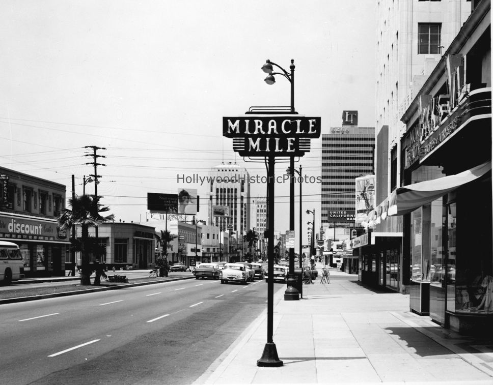 Wilshire Blvd Miracle Mile 1964 looking west WM.jpg